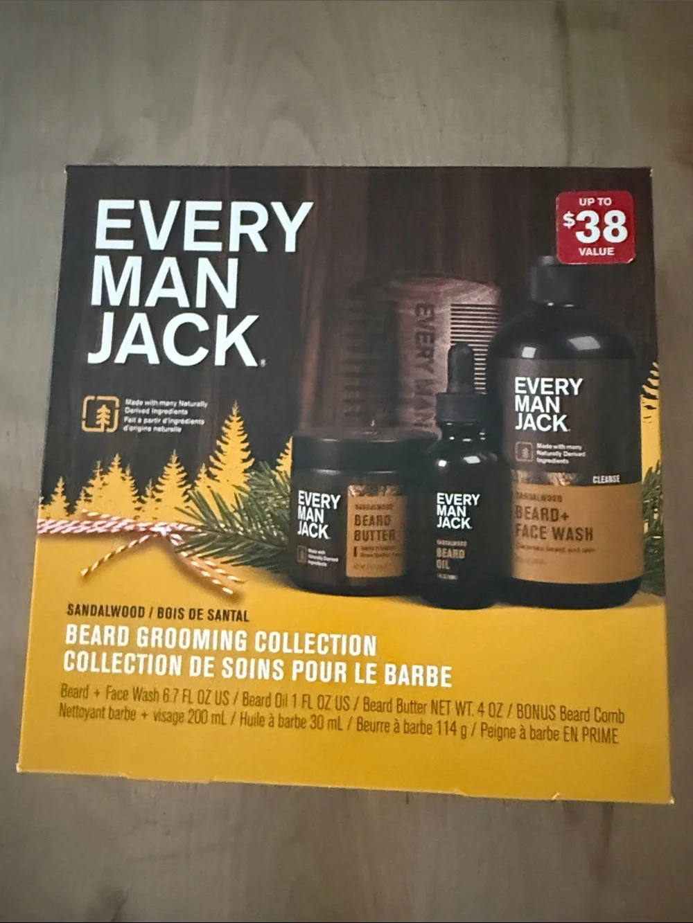 Every Man Jack Sandalwood Beard Grooming Collection - Brown